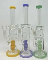 12 Inch Straight Water Pipe with Double Turbine Perc and Sprinkle Perc
